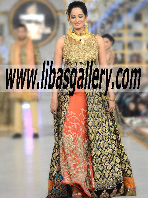 HSY Latest Anarkali Style Dresses Calgary Alberta Canada Floor Length Evening Gown Pakistan